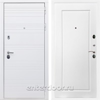 Входная металлическая дверь Армада 14 ФЛ-119 (Белый матовый / Белый матовый)
