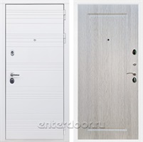 Входная металлическая дверь Армада 14 ФЛ-119 (Белый матовый / Беленый дуб)