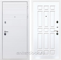 Входная дверь Армада Италия ФЛ-33 (Белый матовый / Белый матовый)