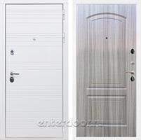 Входная дверь Армада Италия ФЛ-138 (Белый матовый / Сандал серый)