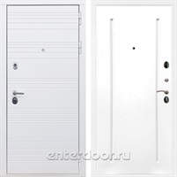 Входная дверь Армада Италия ФЛ-68 (Белый матовый / Белый матовый)