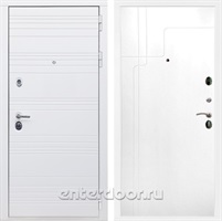 Входная дверь Армада Италия ФЛ-246 (Белый матовый / Белый ясень)