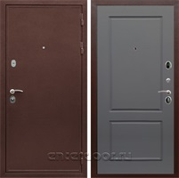 Входная металлическая дверь Армада 5А ФЛ-117 (Медный антик / Графит софт)