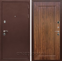 Входная металлическая дверь Армада 5А ФЛ-119 (Медный антик / Орех темный)