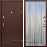 Входная металлическая дверь Армада 5А ФЛ-119 (Медный антик / Сандал серый)