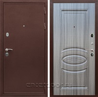 Входная дверь Армада Престиж ФЛ-181 (Медный антик / Сандал серый)