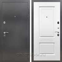 Входная металлическая дверь Армада 5А Смальта 04 (Антик серебро / Белый матовый)