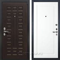 Входная металлическая дверь Лекс 4А Неаполь №120 (Венге / Эмаль Белая)