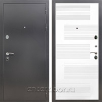 Входная дверь Армада Престиж ФЛ-185 (Антик серебро / Белый матовый)
