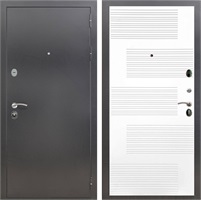 Входная дверь Престиж ФЛ-185 (Антик серебро / Белый матовый) для установки в квартиру 22752