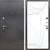 Входная дверь Армада Престиж ФЛ-247 (Антик серебро / Белый матовый)