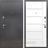 Входная дверь Армада Престиж ФЛ-102 (Антик серебро / Белый матовый)