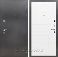 Входная дверь Армада Престиж ФЛ-290 (Антик серебро / Белый матовый)