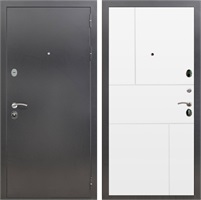 Входная дверь Престиж ФЛ-290 (Антик серебро / Белый матовый) для установки в квартиру 22832