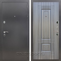 Входная дверь Армада Престиж ФЛ-2 (Антик серебро / Сандал серый)