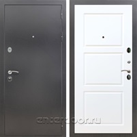 Входная дверь Армада Престиж ФЛ-3 (Антик серебро / Белый матовый)