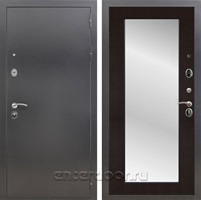 Входная дверь Армада Престиж с зеркалом Пастораль (Антик серебро / Венге)