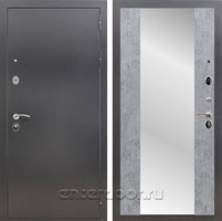 Входная дверь Армада Престиж СБ-16 с зеркалом (Антик серебро / Бетон темный)