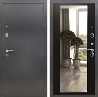 Входная дверь Престиж с зеркалом 2XL (Антик серебро / Венге) 22850