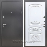 Входная дверь Армада Престиж ФЛ-316 (Антик серебро / Белый патина Серебро)