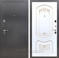 Входная дверь Армада Престиж ФЛ-317 (Антик серебро / Белый патина Золото)