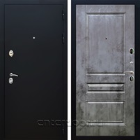 Входная дверь Армада Престиж ФЛ-243 (Черный Муар / Бетон темный)