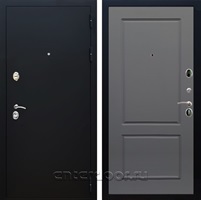 Входная дверь Армада Престиж ФЛ-117 (Черный Муар / Графит софт)