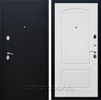 Входная дверь Армада Престиж ФЛ-138 (Черный Муар / Белый ясень)