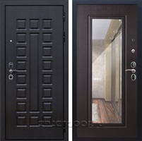 Входная металлическая дверь Сенатор 3К Зеркало с замком Cisa (Венге / Венге)