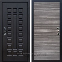 Входная металлическая дверь Сенатор 3К с замком Cisa Гладкая (Венге / Сандал серый)