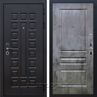 Входная металлическая дверь Сенатор 3К с замком Cisa ФЛ-243 (Венге / Бетон темный)
