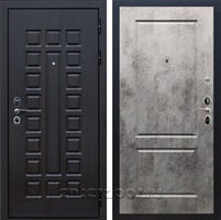 Входная металлическая дверь Сенатор 3К с замком Cisa ФЛ-117 (Венге / Бетон темный)