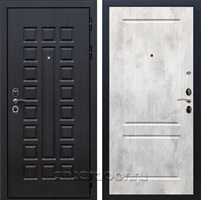 Входная металлическая дверь Сенатор 3К с замком Cisa ФЛ-117 (Венге / Бетон светлый)