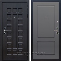Входная металлическая дверь Сенатор 3К с замком Cisa ФЛ-117 (Венге / Графит софт)