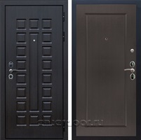 Входная металлическая дверь Сенатор 3К с замком Cisa ФЛ-119 (Венге / Венге)