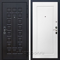 Входная металлическая дверь Сенатор 3К с замком Cisa ФЛ-119 (Венге / Белый ясень)