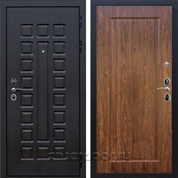Входная металлическая дверь Сенатор 3К с замком Cisa ФЛ-119 (Венге / Орех темный)
