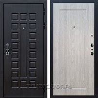 Входная металлическая дверь Сенатор 3К с замком Cisa ФЛ-119 (Венге / Беленый дуб)