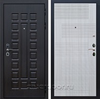 Входная металлическая дверь Сенатор 3К с замком Cisa ФЛ-185 (Венге / Сандал белый)