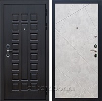 Входная металлическая дверь Сенатор 3К с замком Cisa ФЛ-291 (Венге / Бетон светлый)
