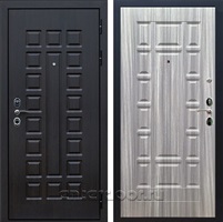 Входная металлическая дверь Сенатор 3К с замком Cisa ФЛ-244 (Венге / Сандал серый)