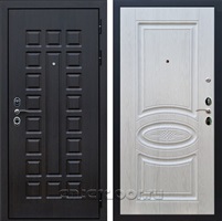 Входная металлическая дверь Сенатор 3К с замком Cisa ФЛ-181 (Венге / Лиственница беж)
