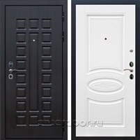 Входная металлическая дверь Сенатор 3К с замком Cisa ФЛ-181 (Венге / Белый ясень)