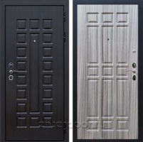 Входная металлическая дверь Сенатор 3К с замком Cisa ФЛ-33 (Венге / Сандал серый)