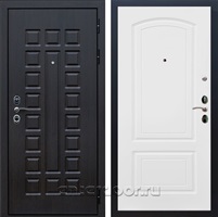 Входная металлическая дверь Сенатор 3К с замком Cisa ФЛ-138 (Венге / Белый матовый)