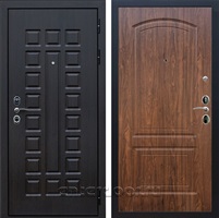 Входная металлическая дверь Сенатор 3К с замком Cisa ФЛ-138 (Венге / Орех темный)