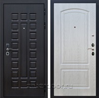 Входная металлическая дверь Сенатор 3К с замком Cisa ФЛ-138 (Венге / Лиственница беж)