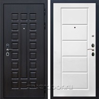 Входная металлическая дверь Сенатор 3К с замком Cisa ФЛ-39 (Венге / Белый ясень)