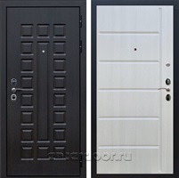 Входная металлическая дверь Сенатор 3К с замком Cisa ФЛ-102 (Венге / Лиственница беж)