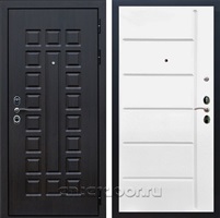 Входная металлическая дверь Сенатор 3К с замком Cisa ФЛ-102 (Венге / Белый ясень)